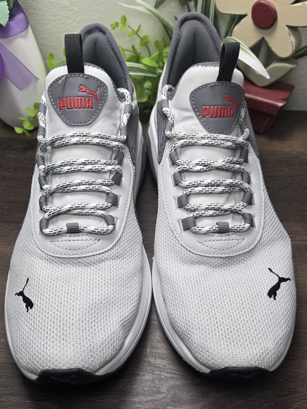 PUMA Amplifier Slip On  Mens Grey Sneakers Casual Shoes 39686730 Size 11 #0074